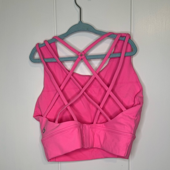 Hot Pink Buff Bunny Sports Bra - Picture 5 of 5